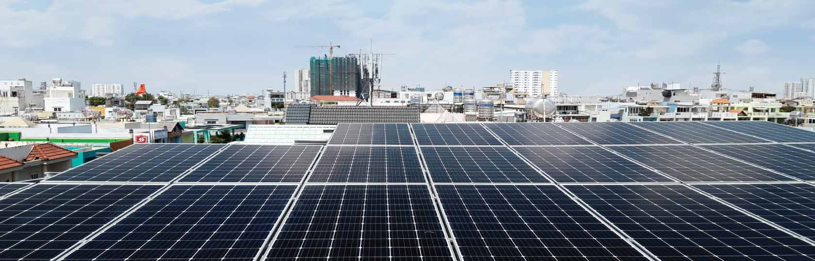 Điện mặt trời cho xưởng sản xuất - công ty