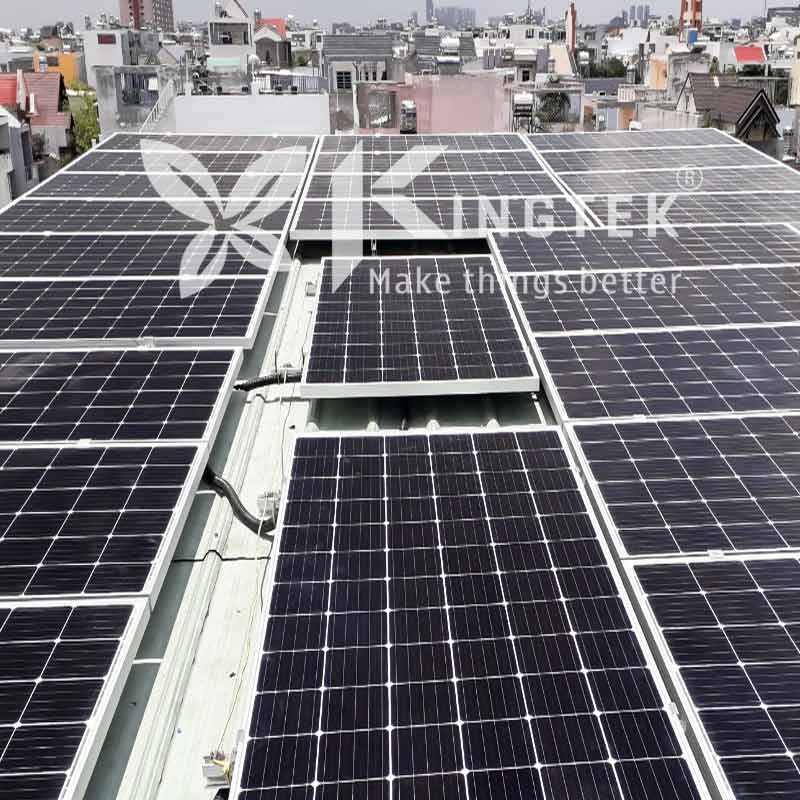Hệ thống điện mặt trời hòa lưới công suất 12,6 kWp tại Gò Vấp, TP. HCM