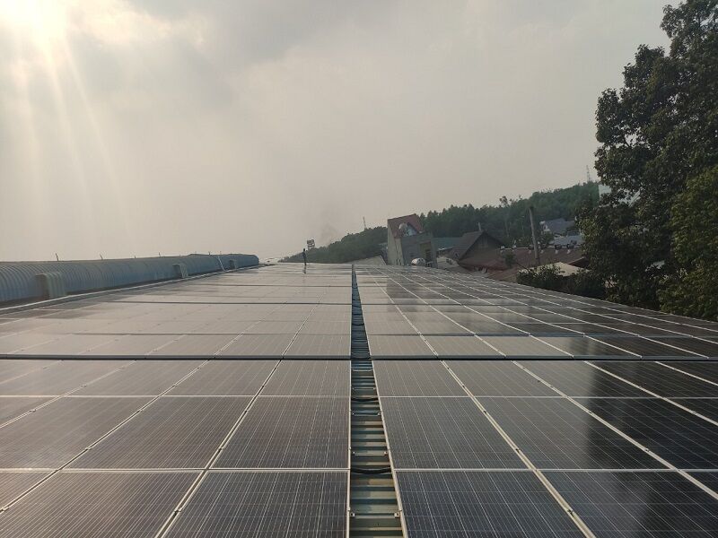 Hệ thống điện mặt trời hòa lưới công suất 401,94 kWp tại Bình Dương