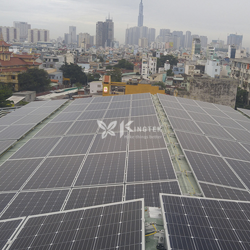 Hệ thống điện mặt trời hòa lưới công suất 33,6 kWp tại Bình Thạnh, TP.HCM