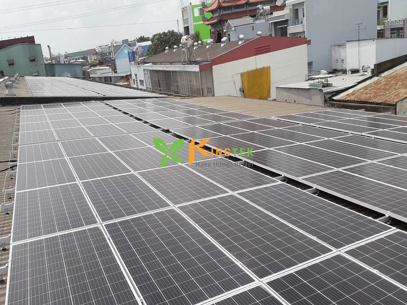 Hệ thống điện mặt trời hòa lưới công suất 397,6kWp tại TPHCM