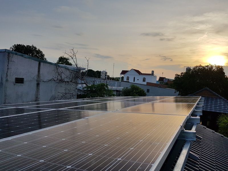 Hệ thống điện mặt trời hòa lưới công suất 15,4 kWp tại Củ Chi