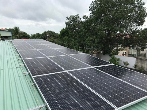 Hệ thống điện mặt trời hòa lưới công suất 6,3 kWp tại Củ Chi