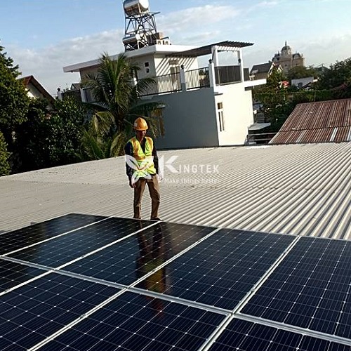 Hệ thống điện mặt trời hòa lưới công suất 6,3 kWp tại Củ Chi, TP.HCM