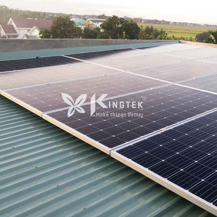 Quy trình thi công hệ thống điện mặt trời hòa lưới 5,25 kWp nhà anh Tuấn (Duy Xuyên, Quảng Nam)