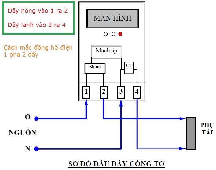 sơ đồ điện 1 pha