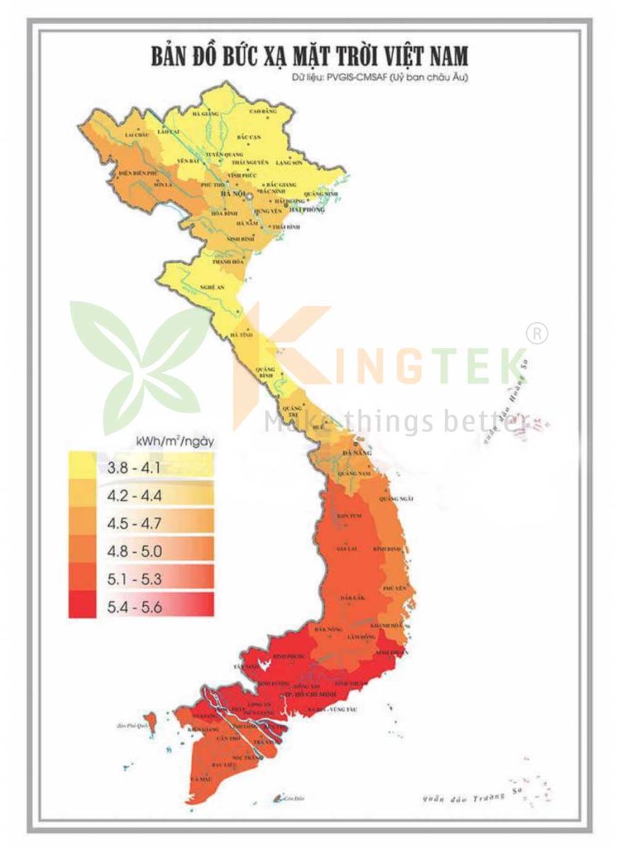 Việt Nam có tiềm năng phát triển điện năng lượng mặt trời