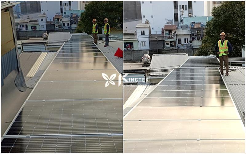 Hệ thống điện mặt trời hòa lưới công suất 8,4 kWp tại Quận 3, TP.HCM