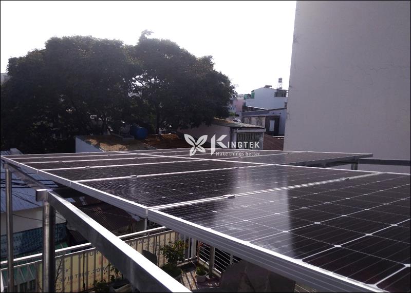 Hệ thống điện mặt trời hòa lưới công suất 8,4 kWp tại Quận 3, TP.HCM