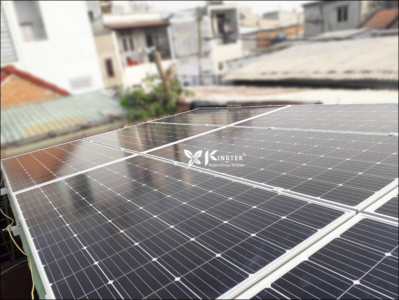 Hệ thống điện mặt trời hòa lưới công suất 4,9 kWp tại Quận 12, TP.HCM