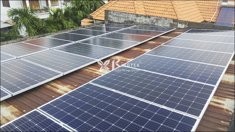 Quy trình thi công hệ thống điện mặt trời hòa lưới nhà chị Phượng Chi (Thủ Đức, TP.HCM)
