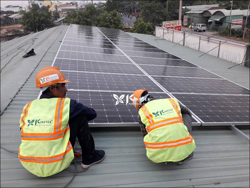 Hệ thống điện mặt trời hòa lưới công suất 21,0 kWp tại Củ Chi, TP.HCM