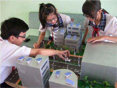 Học sinh được trải nghiệp thực tế năng lượng mặt trời